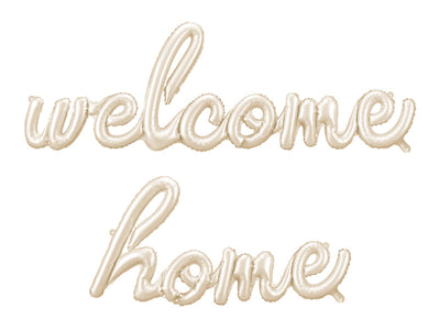 Viseč napis - balon Welcome Home, 250cm - Mojbalon