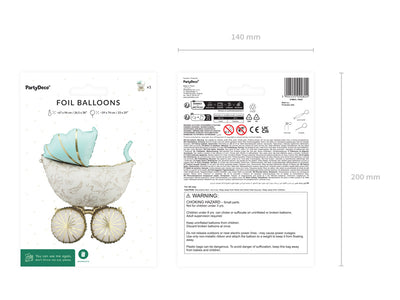 Balon folija voziček