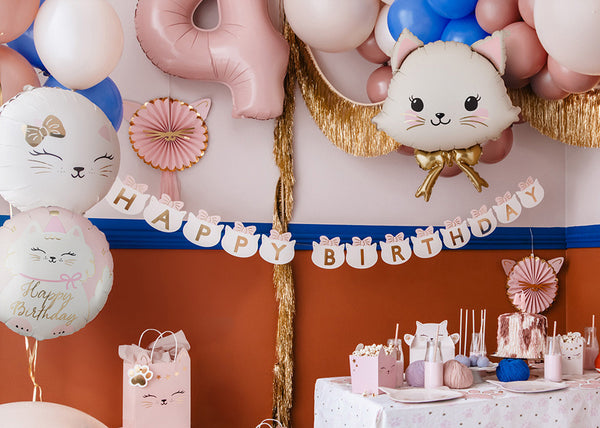 Folijski balon Beli Mucek