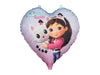 balon folija srce Gabbys Dollhouse 35cm