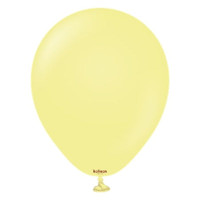 Baloni iz lateksa - svetlo rumena, 13 cm