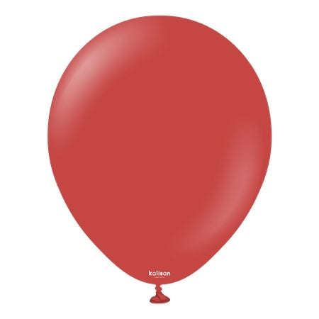 Baloni iz lateksa - Temno rdeča barva, 30 cm