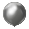 Jumbo balon - Srebrna 45 cm