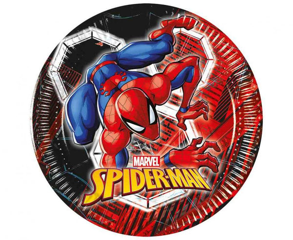 Papirnati krožniki – Spiderman, 8 kos
