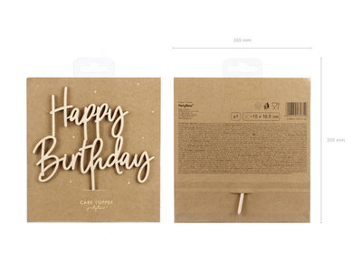Topper za torto - Happy Birthday