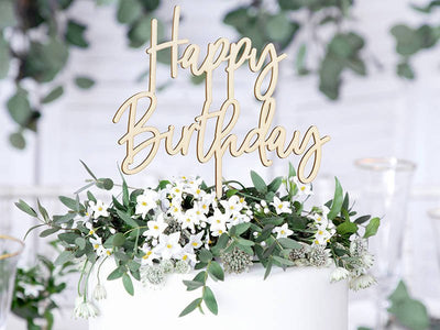 Topper za torto - Happy Birthday