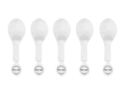 Led baloni iz lateksa - beli