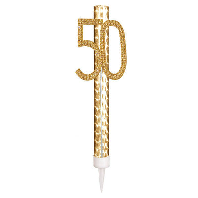 Fontana za torto, 15cm, 1 kom, zlata barva 50 let
