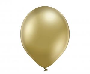 Baloni iz lateksa - Glossy zlata barva, 30cm