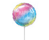 Balon folija - Happy Birthday color, 35cm