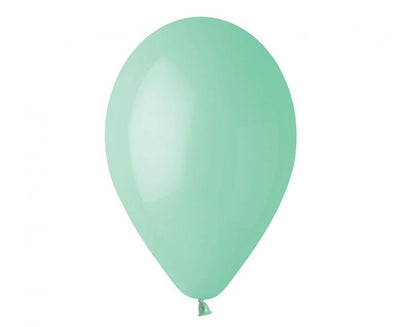 Baloni iz Lateksa- zelena mint barva, 30 cm
