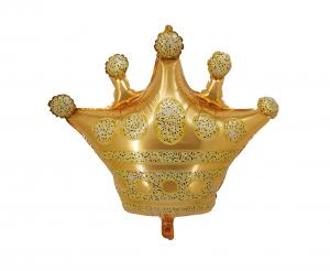 Balon folija Krona Zlata, 66cm x 53cm