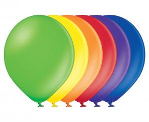 Balon iz lateksa, mešane barve metalik, 27cm, 10 balonov