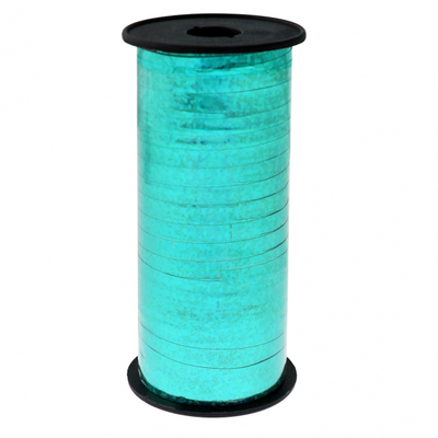 Trak za balone 92m, holografski, turquoise barva