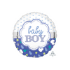 Balon folija - Baby boy, 43cm