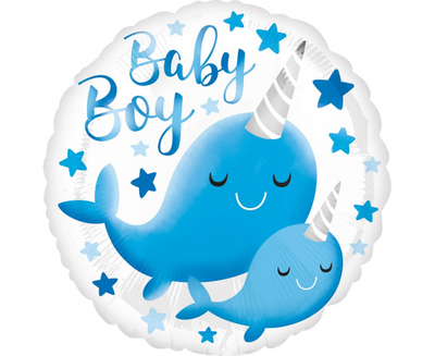 Balon folija - Baby Boy, narval