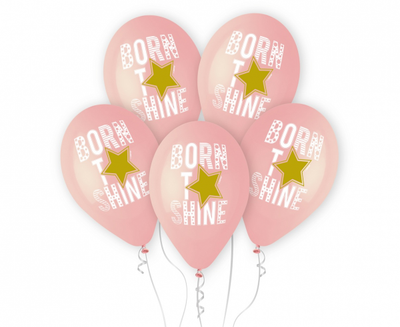 Baloni iz lateksa - Born to Shine, roza barva