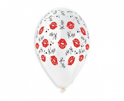 Baloni iz lateksa - Kiss, 33cm