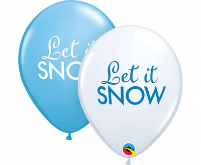 Balon iz lateksa - Let it snow, 6 kom