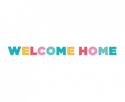 Viseč napis - Welcome Home, 250cm
