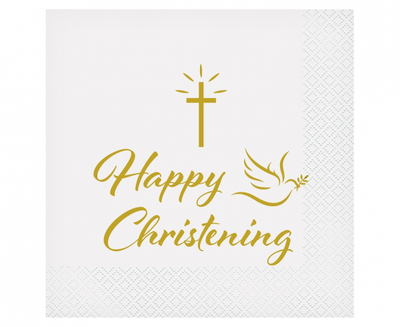 Papirnate serviete - Happy Christening