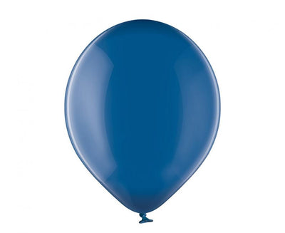 Baloni iz lateksa - Kristalno modra barva, 30cm