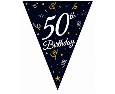 Girlanda zastavice - 50th Birthday