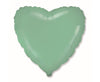 Balon folija - Srce, pastel mint