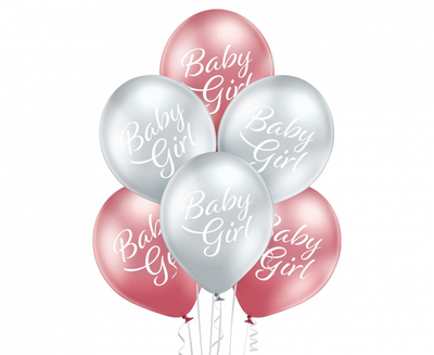 Baloni iz lateksa - Baby Girl, 6 balonov