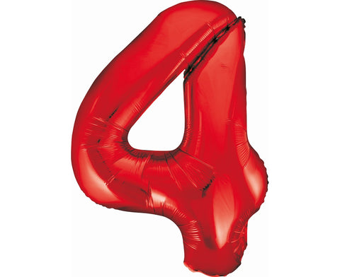 Balon številka 4, rdeča