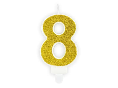Svečka št.8 - zlata barva