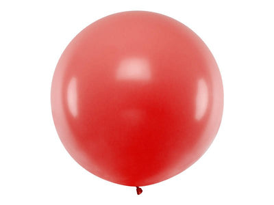 Jumbo balon rdeča barva, 60 cm
