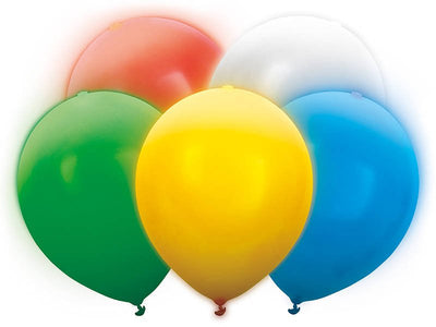 LED Baloni iz lateksa, 5 balonov