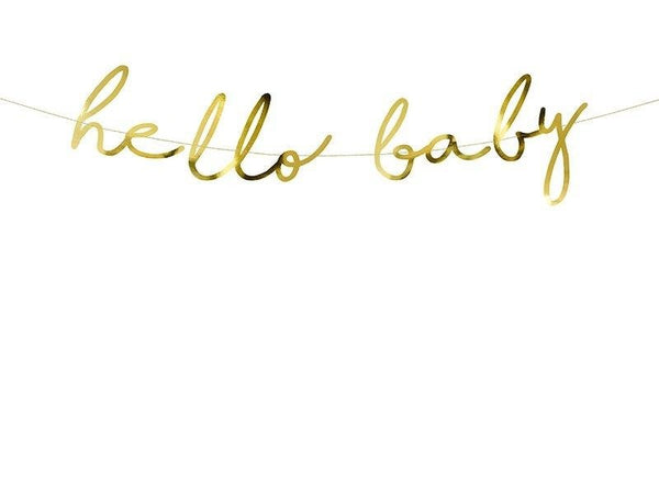 Viseč napis – Hello Baby