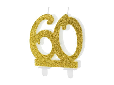 Svečka številka 60, zlata barva