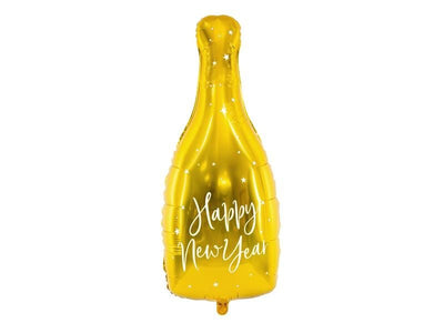 Balon folija - Happy New Year, steklenica