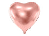 Balon folija Srce, rose gold barva, 61cm