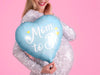 Balon folija - Mom to be, modra barva