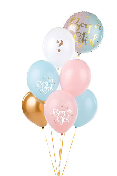 Balon iz lateksa - Boy or Girl, 6 kom