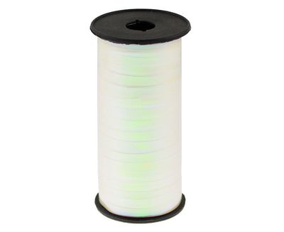 Trak za balone 92m, iridescent, bela barva