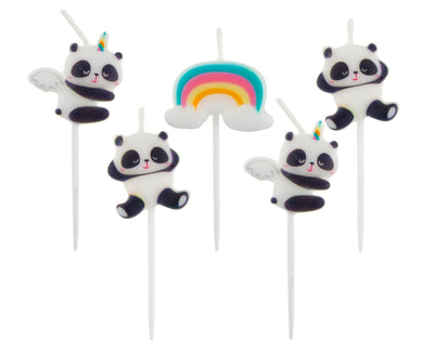 Svečke za torto - Panda, 5 kom