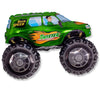 Balon folija - Twister car, zelena barva