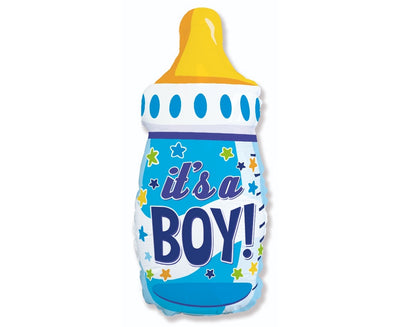 Balon za rojstvo dečka "It's a boy", modra barva, 80cm